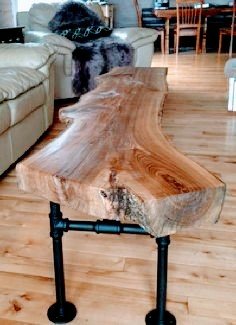 ایده برداری ساخت میز با اسلب چوبی