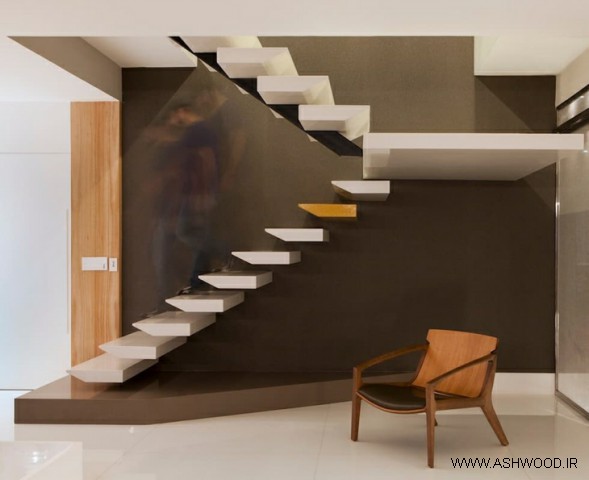 تزئین فضای زیر پله , مدل پله زیبا و کاربردی ٬ ایده پله٬ الهام و ایده در دکوراسیون راه پله چوبی 