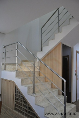 تزیین فضای زیر پله , مدل پله زیبا و کاربردی ٬ ایده پله٬ الهام و ایده در دکوراسیون راه پله چوبی