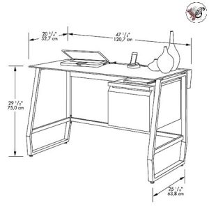 ابعاد استاندارد میز تحریر