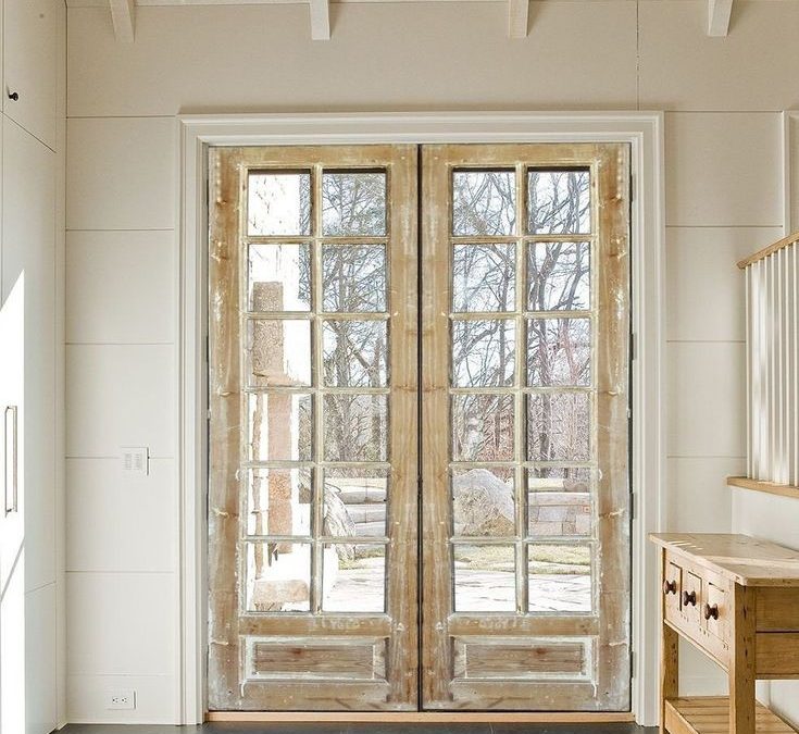 ایده و براورد هزینه ساخت انواع درب چوبی شیشه خور ( فرانسوی )
