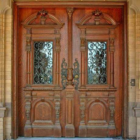 درب چوبی قدیمی , درب سنتی ایرانی 