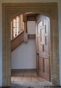 درب چوبی هلالی  , مدل درب چوبی , درب ورودی قوس دار , آرک ورودی و درب 
