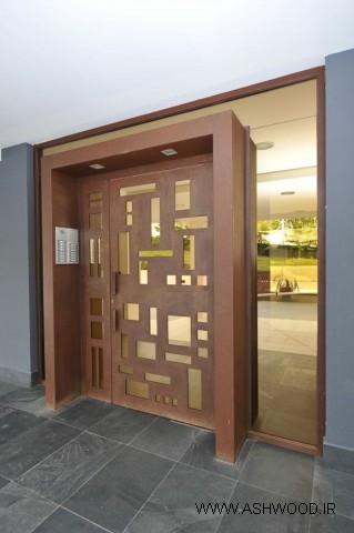 ایده درب ورودی، درب ورودی، درب ورودی ساختمان، درب ورودی منزل، ساخت درب ورودی، عکس درب ورودی، مدل درب ورودی چوبی، 