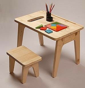 طراحی و ساخت میز و صندلی چوبی کودک، میز تحریر و بازی کودک 
