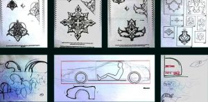 الگوهای ایرانی در طراحی خودرو , The Eslimi product Design Set 'SIMA' طراحی صنعتی بر اساس سبک اسلیمی و ختایی فرش تبریز , طراحی صنعتی با سبک های اسلیمی و ختایی