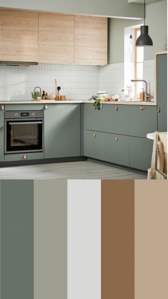کابینت آشپزخانه دو رنگ ، معرفی سبک ها و تحولات در زمینه مد و دکوراسیون آشپزخانه 