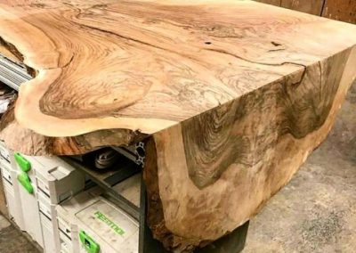 میز اسلب چوب گردو