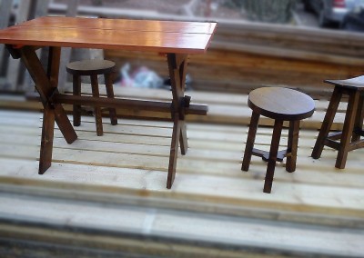 میز و صندلی نهار خوری ، دکوراسیون چوبی آشپزخانه
