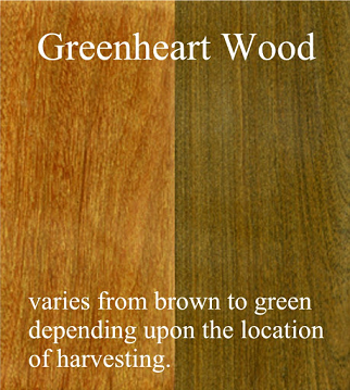 چوب درون سبز , قلب سبز