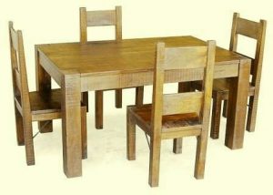 میز چوبی سبک روستیک