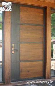 درب چوبی مدرن 