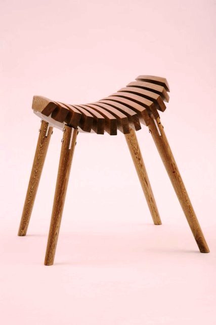 چهارپایه مدرن چوبی 