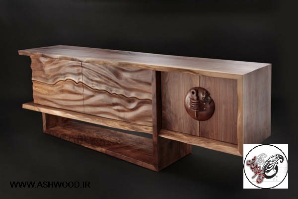 میز کنسول ، طراحی و ساخت انواع میز و کنسول چوبی