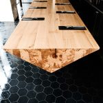 صفحه کابینت آشپزخانه , کانترهای چوبی