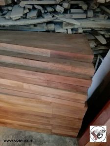 دکوراسیون چوبی ، نمونه کار کف پله چوبی ، نرده و هندریل چوب راش گرجستان