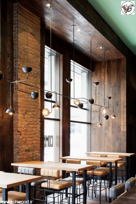 دکوراسیون چوبی رستوران , بهترین ایده های طراحی رستوران