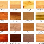انواع چوب ، فهرست معرفی انواع چوب و روکش طبیعی چوب