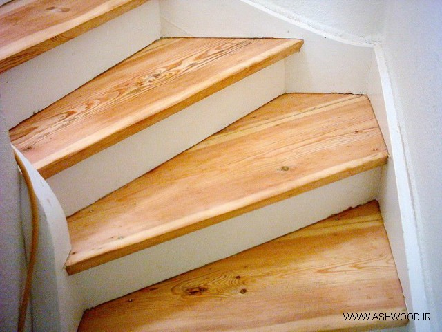 کف پله چوب ، پله چوبی کفپوش پله