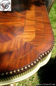 صفحه میز عتیقه چوب