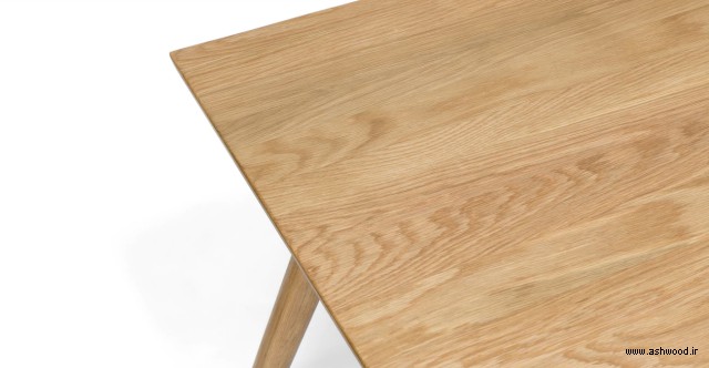 صفحه تمام چوب بلوط , میز ناهار خوری , میز چوب بلوط 