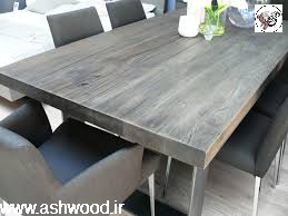 ساخت مدل های میز ناهار خوری چوبی با طراحی زیبا و متفاوت ، میز صبحانه چوب راش و کاج