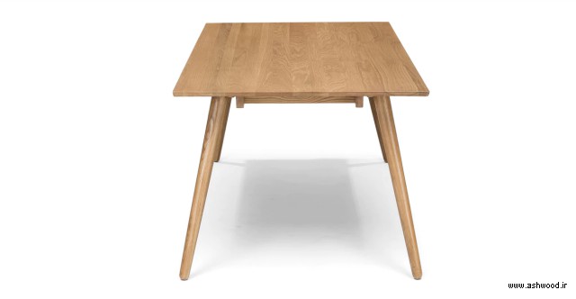 میز ناهار خوری , میز چوب بلوط 