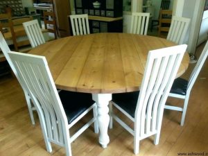 میز گرد 10 نفره , میز چوبی