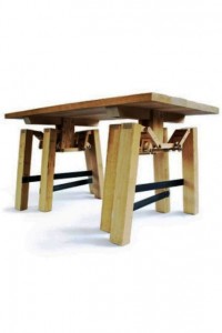 میز متحرک چوبی 