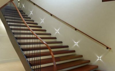 ایده پله های مدرن با نورپردازی چشمگیر