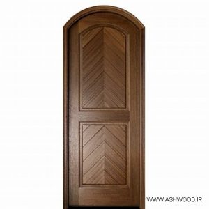 درب چوبی ساخته شده بوسیله طرح لمبه v شکل , لمبه چوبی در ساخت درب های تمام چوب