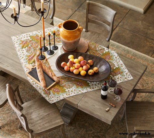 میز و صندلی ناهارخوری , میز و صندلی آشپزخانه , دکوراسیون سبک روستیک 