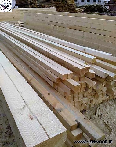 انواع چوب چهار تراش کاج روسی , ابعاد چوب چهار تراش , قیمت هر متر طول چوب کاج روسی