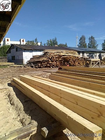 انواع چوب چهار تراش کاج روسی , ابعاد چوب چهار تراش  , قیمت هر متر طول چوب کاج روسی 