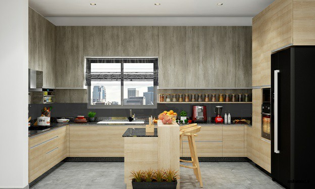 رویای یک سرآشپز : 5 طراحی کانتر جزیره چوبی آشپزخانه برای خانه شما