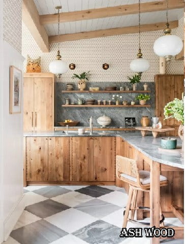 ایده آشپزخانه چوبی رویایی