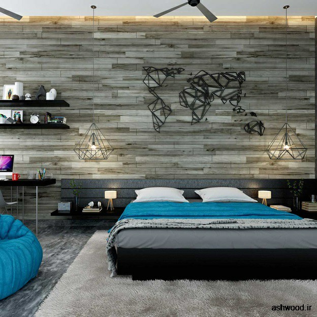 چک لیست طراحی اتاق خواب و دکوراسیون چوبی تخت خواب