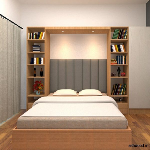 چک لیست طراحی اتاق خواب و دکوراسیون چوبی تخت خواب 