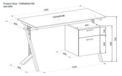 ابعاد استاندارد یک میز تحریر , همه چیز درباره انواع میز کار و اندازه میز