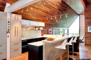 سقف آشپزخانه چوبی ، ایده و تصاویر جالب