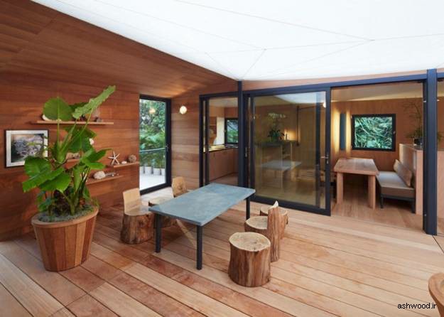 ایده طراحی منزل با استفاده از مبلمان چوبی در دکوراسیون نوین