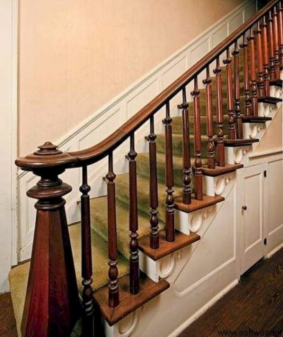 ایده های جالب و زیبا از پله های چوبی 