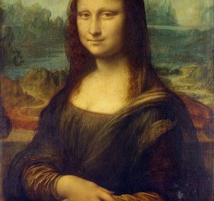 برجسته‌ترین اثر دا وینچی، مونالیزا، مشهور به لبخند ژوکوند