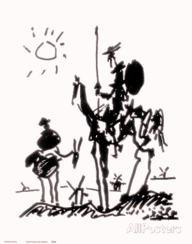 تابلوی دن کیشوت اثر پیکاسو در سال ۱۹۵۵
