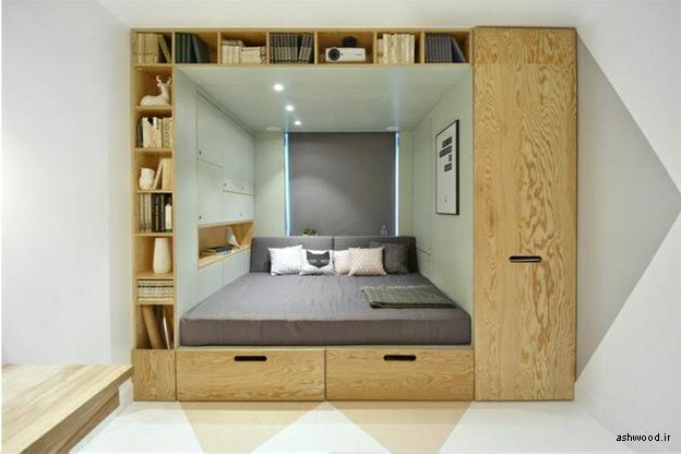 مدل تخت خواب چوبی , دکوراسیون اتاق خواب