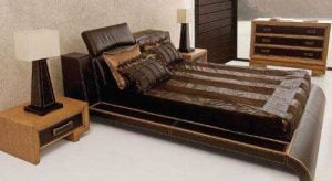 تخت خواب دو نفره چوبی 