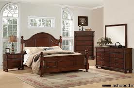دکوراسیون اتاق خواب , تخت خواب و سرویس خواب چوبی