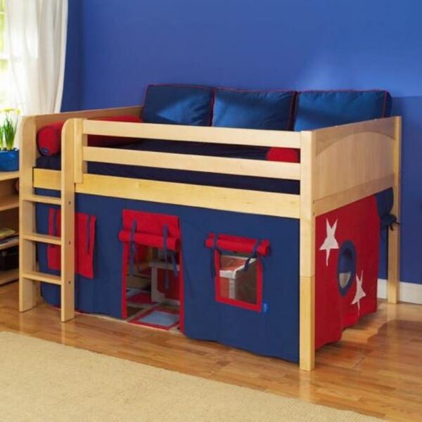 تخت خواب دو طبقه چوبی کودکان