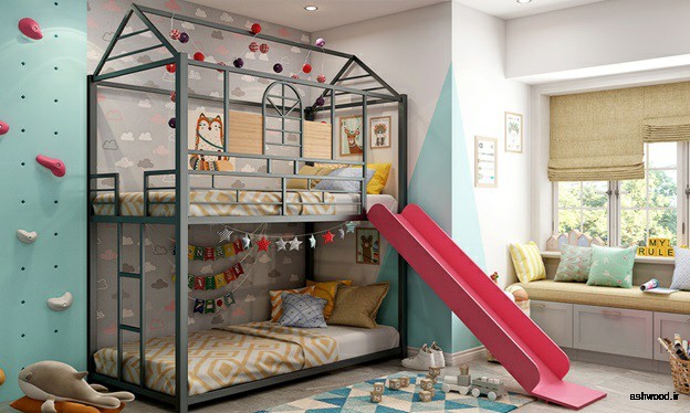 ایده و ایمنی تخت خواب دو طبقه کودک 