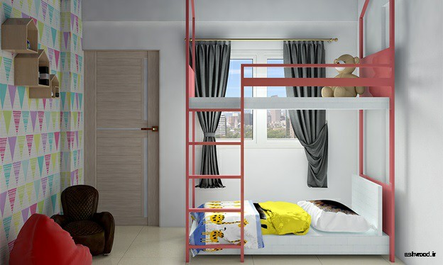 ایده تخت خواب دو طبقه پسرانه 